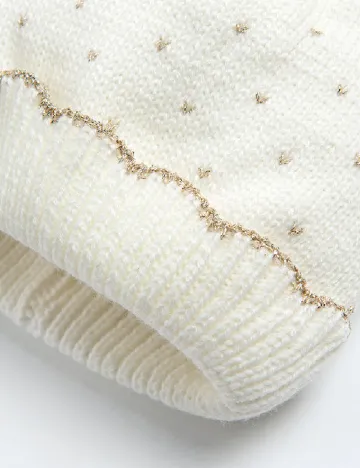 Caciula Cool Club, alb Alb