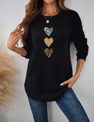 Bluza SHEIN, negru Negru