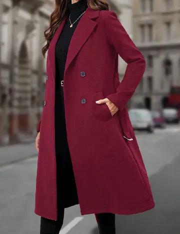 Palton Emery Rose, visiniu Rosu