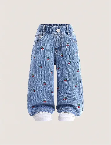 Blugi Shein Kids, albastru Albastru