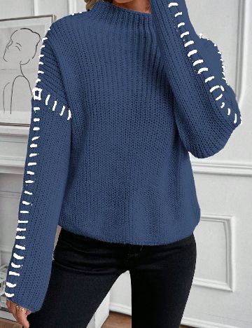 Bluza SHEIN, albastru