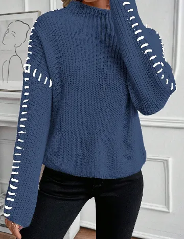 Bluza SHEIN, albastru Albastru