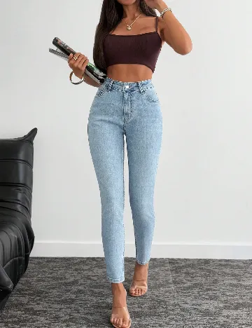 Blugi SHEIN, albastru Albastru