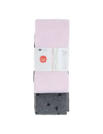 Set ciorapi 2 bucati Cool 2 Party, gri/roz Roz