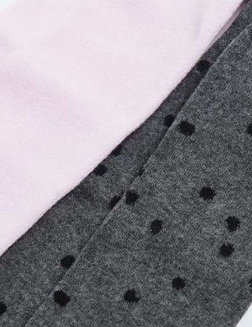 Set ciorapi 2 bucati Cool 2 Party, gri/roz