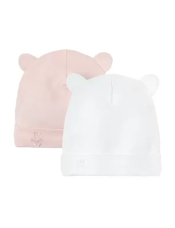 Set Caciuli 2 bucati Cool Club, alb/roz Alb