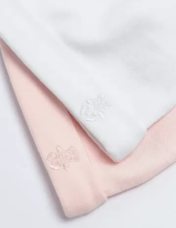 Set Caciuli 2 bucati Cool Club, alb/roz Alb