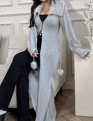 Cardigan SHEIN, gri Gri