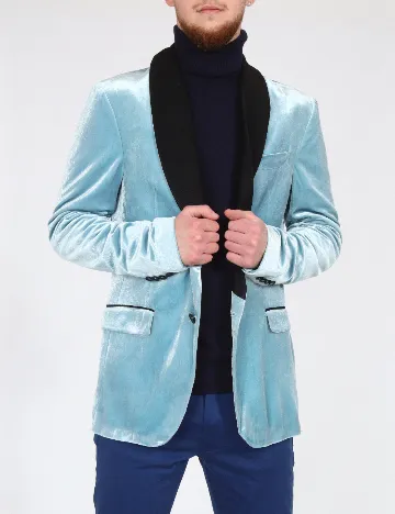 Sacou Zara, turcoaz Albastru