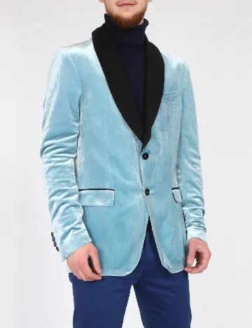 Sacou Zara, turcoaz Albastru