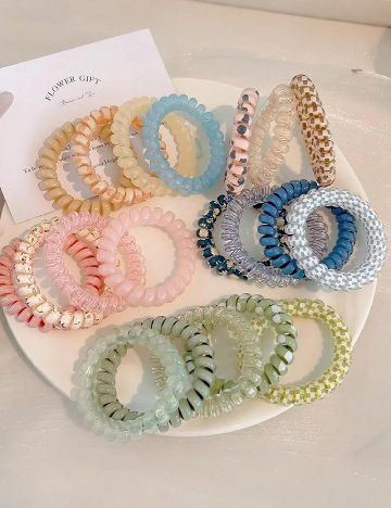 Set elastice de par SHEIN, mix culori