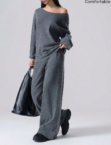 Compleu SHEIN, gri inchis