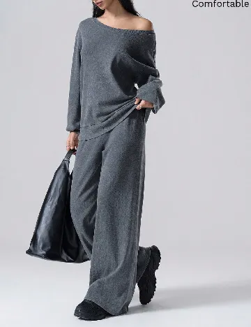 Compleu SHEIN, gri inchis Gri