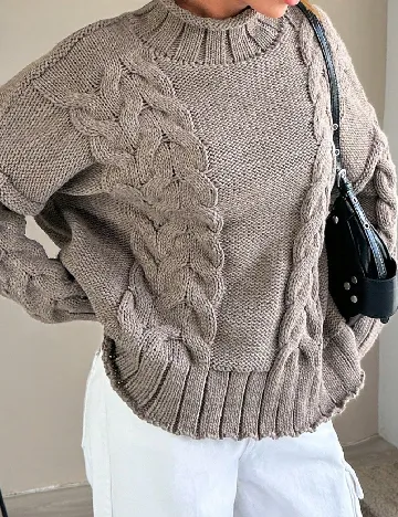 Pulover SHEIN, maro Maro