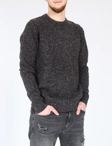 Pulover Pull&Bear, gri Gri