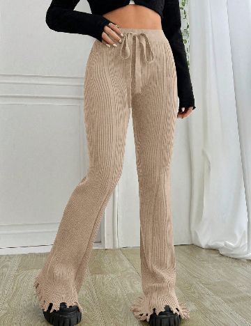 Pantaloni SHEIN, crem