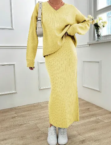 Compleu SHEIN, galben Galben