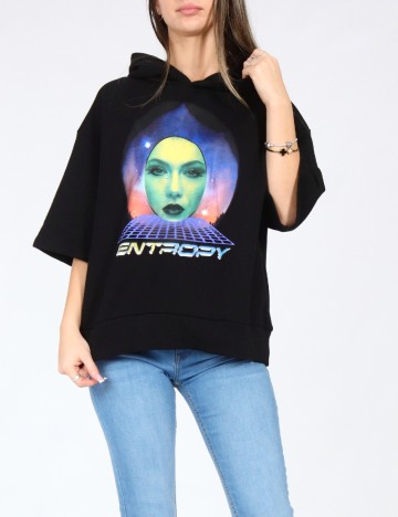 Hanorac Bershka, negru