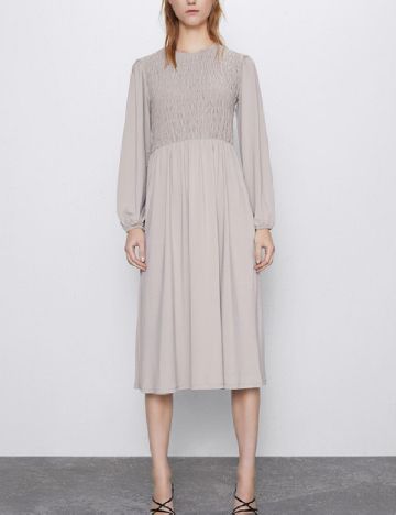 Rochie medie Zara, bej