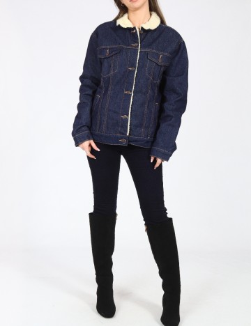 Jacheta Pull&Bear, bleumarin