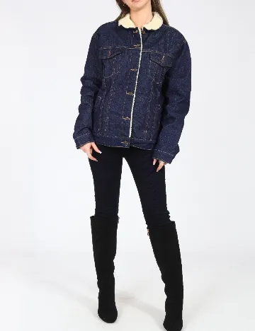 Jacheta Pull&Bear, bleumarin Albastru