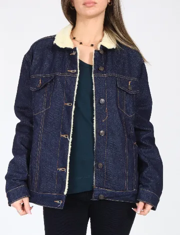 Jacheta Pull&Bear, bleumarin Albastru