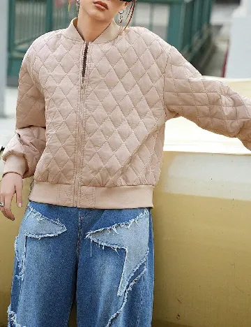 Jacheta Shein Kids, crem Crem