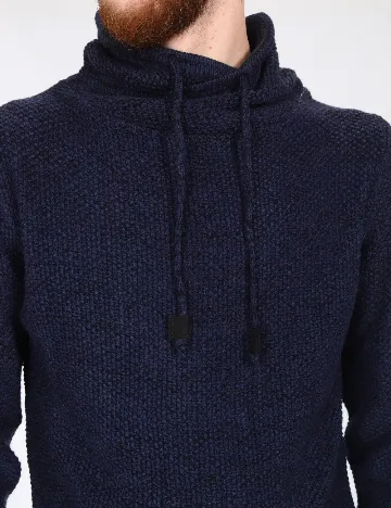 Pulover Pull&Bear, bleumarin Albastru