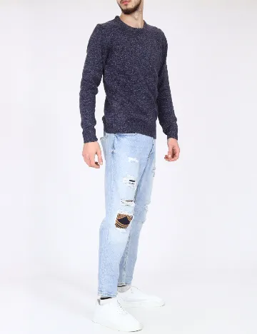 Bluza Pull&Bear, bleumarin Albastru