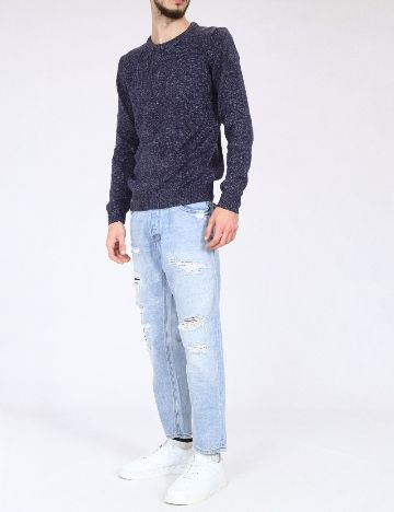 Bluza Pull&Bear, bleumarin