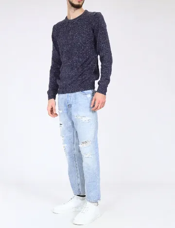 Bluza Pull&Bear, bleumarin Albastru