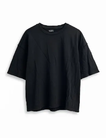 Tricou Oversize Zara, negru Negru
