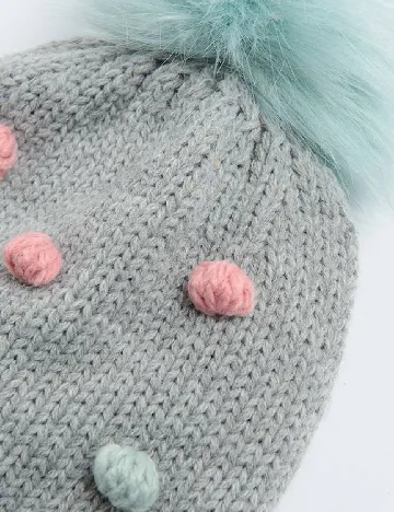 Caciula Cool Club, gri Gri