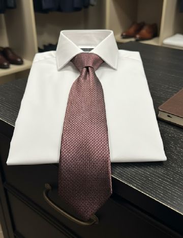 Cravata Zara, visiniu/maro