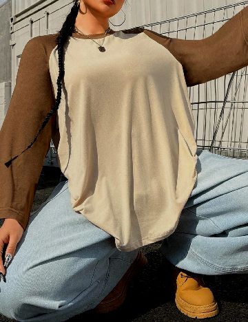 Bluza SHEIN CURVE, crem