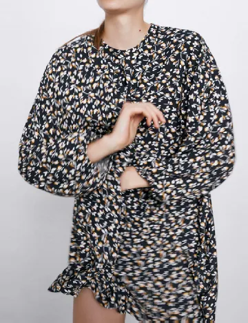 Rochie scurta Zara, floral print Floral print