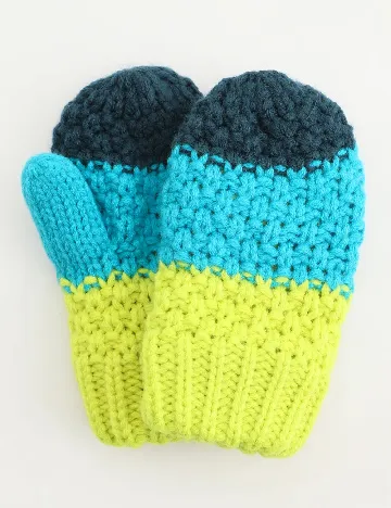 Manusi Cool Club, mix culori Albastru