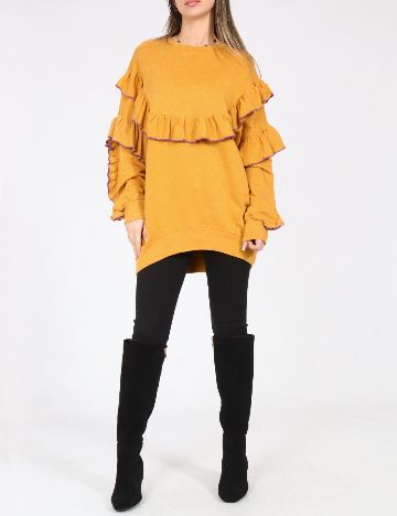 Bluza Oversize Bershka, galben