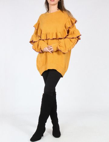 Bluza Oversize Bershka, galben