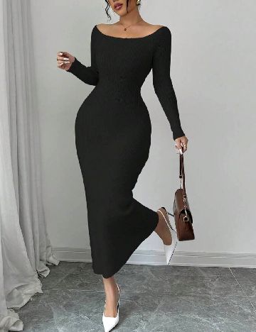 Rochie lunga SHEIN, negru