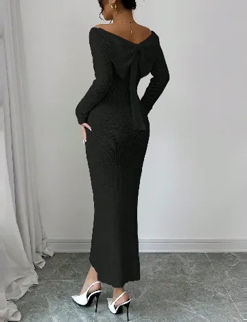 Rochie lunga SHEIN, negru Negru