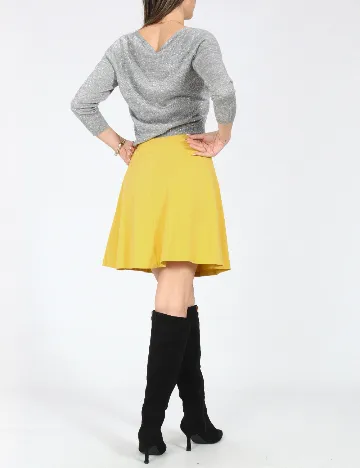 Fusta Bershka, galben Galben