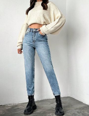 Blugi SHEIN, albastru