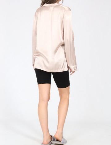 Bluza de pijama Oysho, roz pal