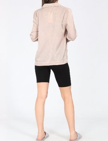 Bluza de pijama Oysho, bej