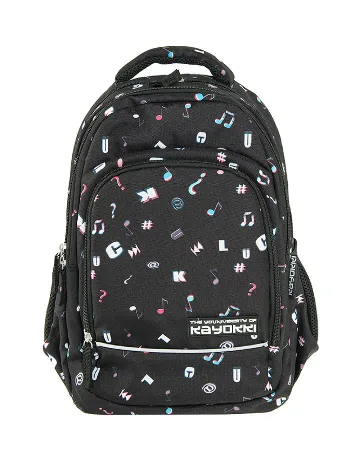 Ghiozdan Kayokki, negru Negru