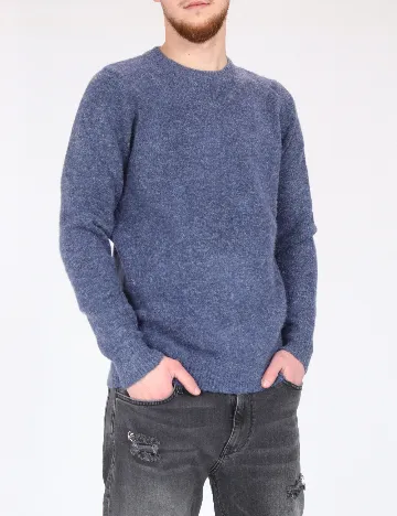 Pulover Pull&Bear, albastru Albastru