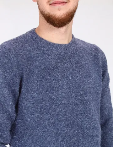 Pulover Pull&Bear, albastru Albastru