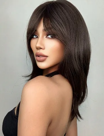 Peruca SHEIN, maro Maro