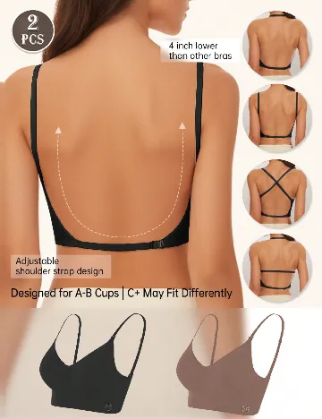 Set sutiene 3 bucati SHEIN, mix culori Mix culori